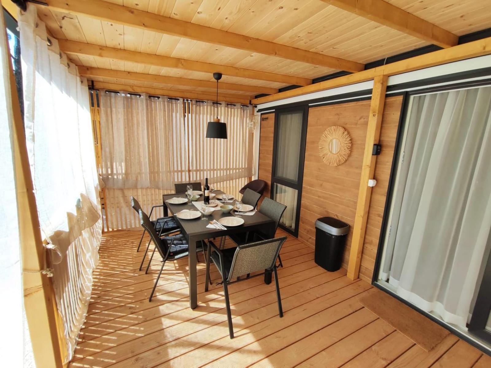 Mobile Home Kala Biograd Na Moru Zewnętrze zdjęcie